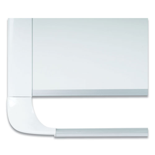 Picture of Gold Ultra Magnetic Dry Erase Boards, 72" x 48", White Surface, White/Natural Aluminum Frame