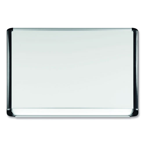 Picture of Pure Platinum Magnetic Dry Erase Board, 72 x 48, White Surface, Silver/Black Aluminum Frame