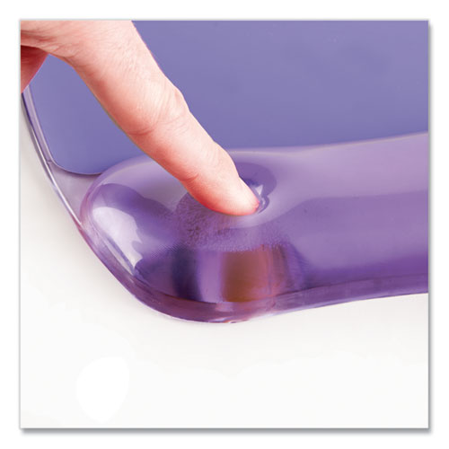 Picture of Gel Crystals Keyboard Wrist Rest, 18.5 x 2.25, Purple