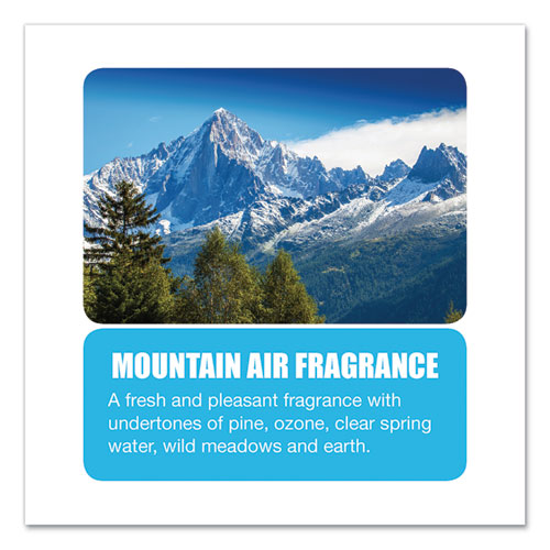 Picture of Diamond 3D Urinal Screen, Mountain Air Scent, Blue, 10/Pack, 6 Packs/Carton