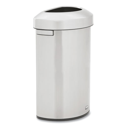 Picture of Refine Series Waste Receptacle, 21 gal, Plastic/Stainless Steel