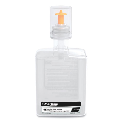 Picture of 70% Alcohol Foaming Hand Sanitizer Refill for J-Series Dispensers, 1,200 mL Cartridge, Unscented, 2/Carton