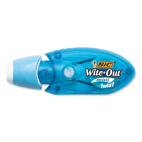 Picture of Wite-Out Mini Twist Correction Tape, Non-Refillable, Blue/Fuchsia Applicators 0.2" x 314", 2/Pack