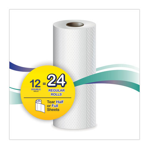 Picture of Premium Kitchen Roll Towels, 2-Ply, 11 x 6, White, 110/Roll, 12 Rolls/Carton