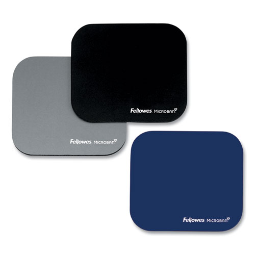 Picture of Mouse Pad with Microban Protection, 9 x 8, Black