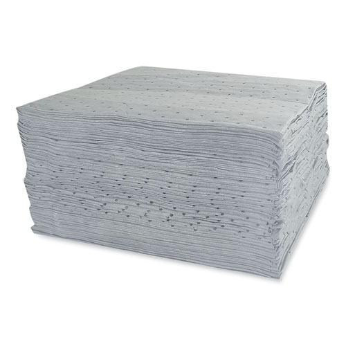 Picture of TASKBrand All Sorb Industrial Sorbent Pad, 0.24 gal, 15 x 18, 100/Carton