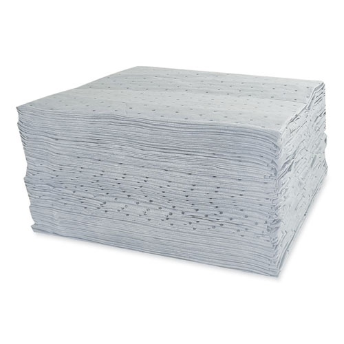 Picture of TASKBrand All Sorb Industrial Sorbent Pad, 0.22 gal, 15 x 18, 100/Pack