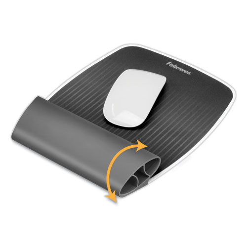 Picture of I-Spire Wrist Rocker Mouse Pad with Wrist Rest, 7.81 x 10, Gray
