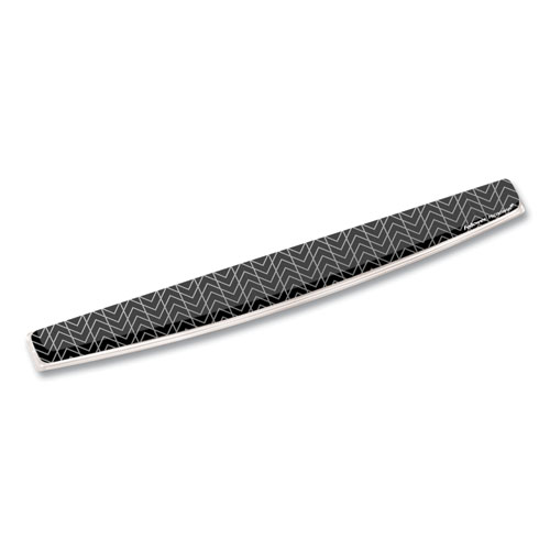 Picture of Photo Gel Keyboard Wrist Rest with Microban Protection, 18.5 x 2.31, Chevron Design