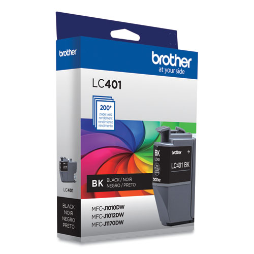 Picture of LC401BKS Ink, 200 Page-Yield, Black