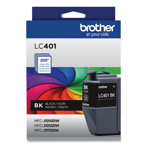 Picture of LC401BKS Ink, 200 Page-Yield, Black