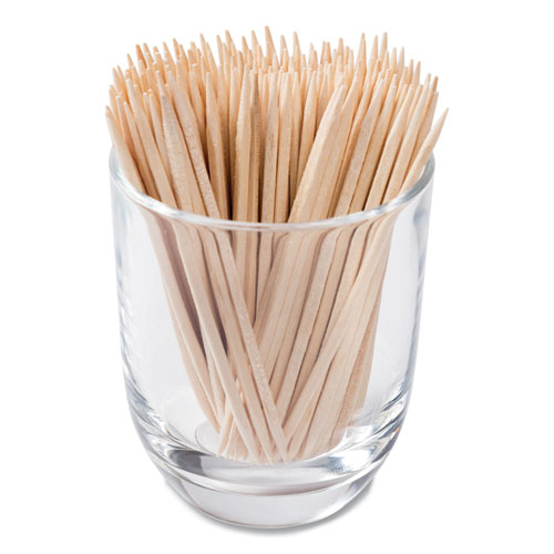 Picture of Square Wood Toothpicks, 2.75", Natural, 800/Box, 24 Boxes/Carton