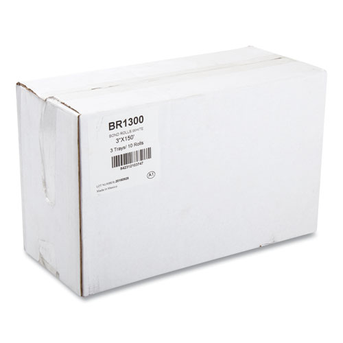 Picture of Register Rolls, 3" x 150 ft, White, 30/Carton