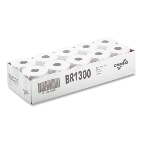 Picture of Register Rolls, 3" x 150 ft, White, 30/Carton