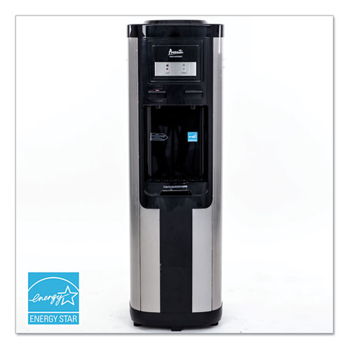 Picture of Hot and Cold Water Dispenser, 3-5 gal, 13 dia  x 38.75 h, Stainless Steel