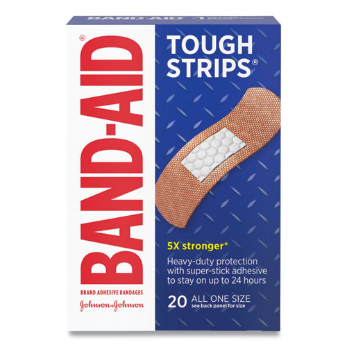 Flexible+Fabric+Adhesive+Tough+Strip+Bandages%2C+1+x+4%2C+20%2FBox