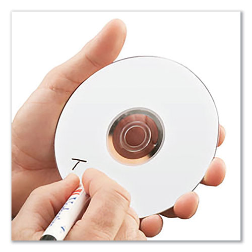 Picture of CD-R Recordable Disc, 700 MB/80 min, 52x, Spindle, White, 100/Pack