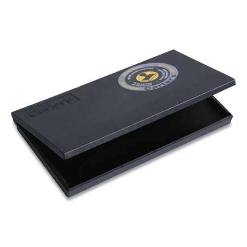 Picture of Pre-Inked Micropore Stamp Pad, 6.25" x 3.25", Black
