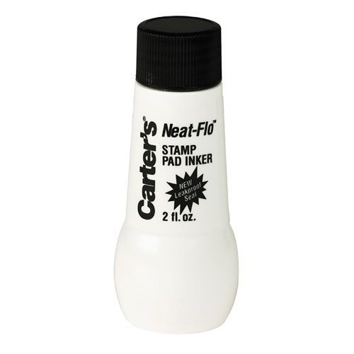 Picture of Neat-Flo Stamp Pad Inker, 2 oz Bottle, Black
