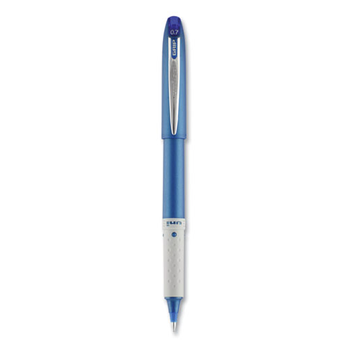 uni-ball+Extra+Large+Grip+Rollerball+Pens+-+Fine+Pen+Point+-+0.7+mm+Pen+Point+Size+-+Blue+-+1+Dozen