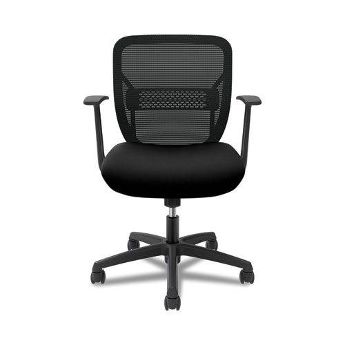 Picture of Gateway Mid-Back Task Chair, Supports Up to 250 lb, 17" to 22" Seat Height, Black
