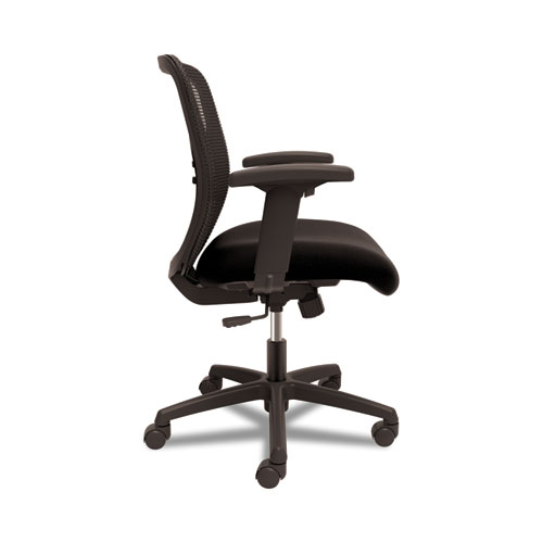 Picture of Gateway Mid-Back Task Chair, Supports Up to 250 lb, 17" to 22" Seat Height, Black