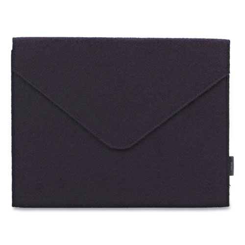 Picture of Soft Touch Cloth Expanding Files, 2" Expansion, 1 Section, Snap Closure, Letter Size, Dark Blue