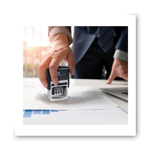 Picture of Economy Dater, Self-Inking, Black