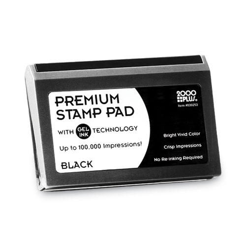 Picture of Microgel Stamp Pad for 2000 PLUS, 4.25" x 2.75", Black