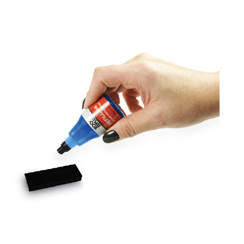 Picture of Self-Inking Refill Ink, 0.9 oz. Bottle, Blue