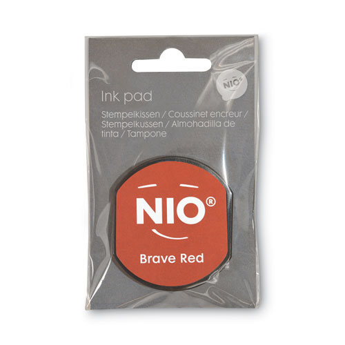 Picture of Ink Pad for NIO Stamp with Voucher, 2.75" x 2.75", Brave Red