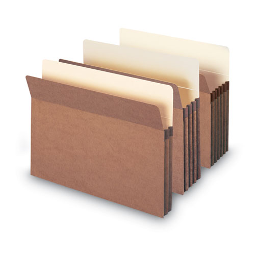 Picture of Redrope Drop Front File Pockets, 1.75" Expansion, Letter Size, Redrope, 50/Box