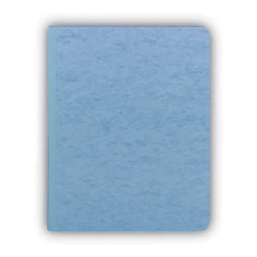 Picture of Prong Fastener Premium Pressboard Report Cover, Two-Piece Prong Fastener, 3" Capacity, 8.5 x 11, Blue/Blue