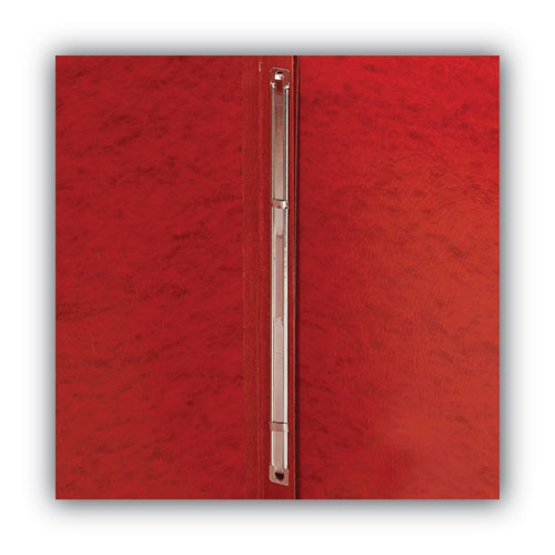 Picture of Prong Fastener Premium Pressboard Report Cover, Two-Piece Prong Fastener, 3" Capacity, 8.5 x 11, Bright Red/Bright Red