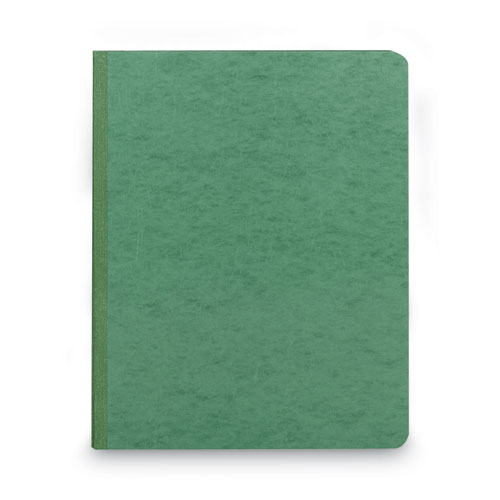 Picture of Prong Fastener Premium Pressboard Report Cover, Two-Piece Prong Fastener, 3" Capacity, 8.5 x 11, Green/Green