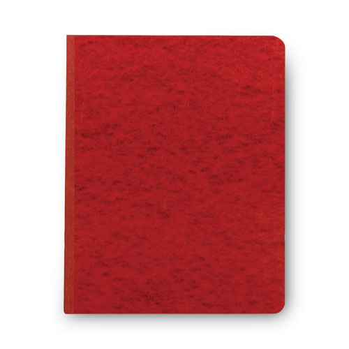 Picture of Prong Fastener Premium Pressboard Report Cover, Two-Piece Prong Fastener, 3" Capacity, 8.5 x 11, Bright Red/Bright Red