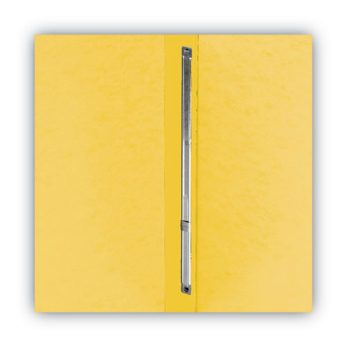 Picture of Prong Fastener Premium Pressboard Report Cover, Two-Piece Prong Fastener, 3" Capacity, 8.5 x 11, Yellow/Yellow