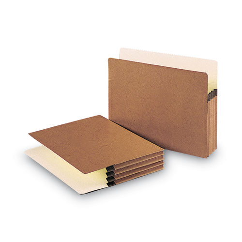 Picture of Redrope Drop Front File Pockets, 3.5" Expansion, Letter Size, Redrope, 50/Box