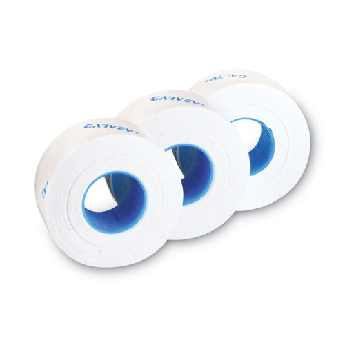 Picture of One-Line Pricemarker Labels, 0.44 x 0.81, White, 1,200/Roll, 3 Rolls/Box