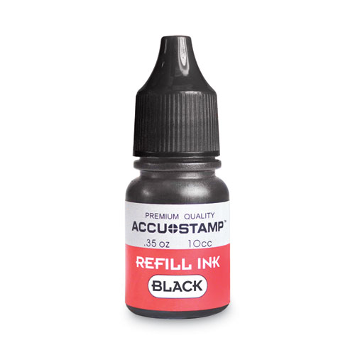 Picture of ACCU-STAMP Gel Ink Refill, 0.35 oz Bottle, Black