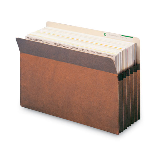 Picture of Redrope Drop Front File Pockets, 5.25" Expansion, Legal Size, Redrope, 10/Box