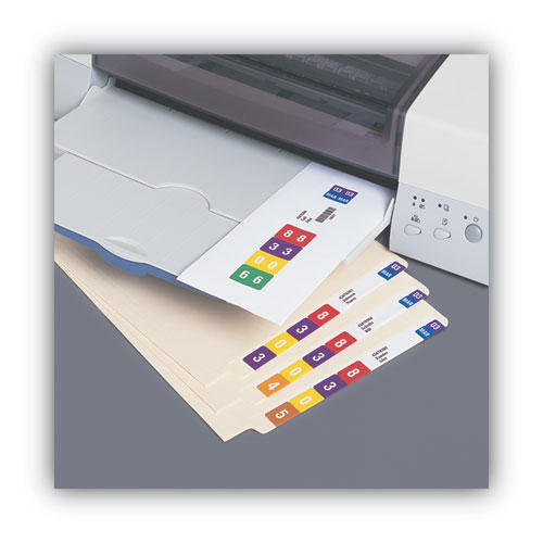 Picture of Color-Coded Smartstrip Refill Label Forms, Inkjet Printer, Assorted, 1.5 x 7.5, White, 250/Pack