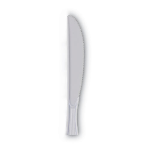 Picture of Plastic Cutlery, Heavy Mediumweight Knives, White, 1,000/Carton