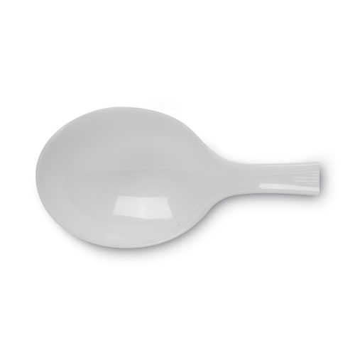 Picture of Plastic Cutlery, Heavyweight Soup Spoons, White, 100/Box