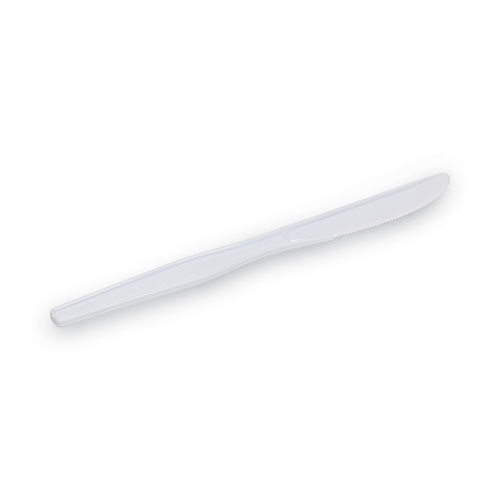 Picture of Plastic Cutlery, Heavy Mediumweight Knife, 1,000/Carton