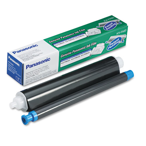 Picture of KX-FA93 Thermal Film Roll, 225 Page-Yield, Black