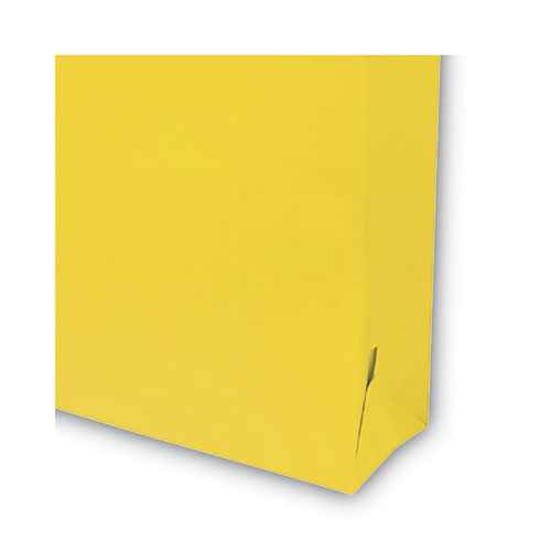 Picture of Colored File Jackets with Reinforced Double-Ply Tab, Straight Tab, Letter Size, Yellow, 50/Box