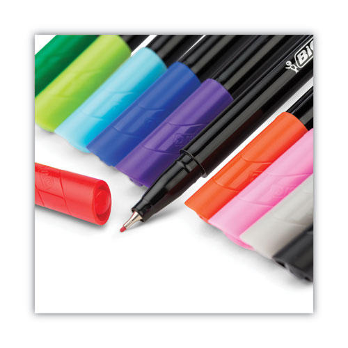 Picture of Intensity Porous Point Pen, Stick, Extra-Fine 0.4 mm, Assorted Ink and Barrel Colors, 10/Pack