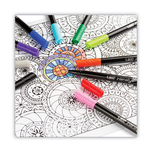 Picture of Intensity Porous Point Pen, Stick, Extra-Fine 0.4 mm, Assorted Ink and Barrel Colors, 10/Pack