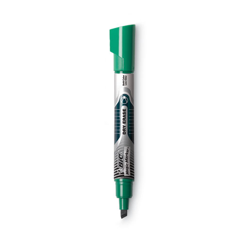 Picture of Intensity Advanced Dry Erase Marker, Tank-Style, Broad Chisel Tip, Green, Dozen